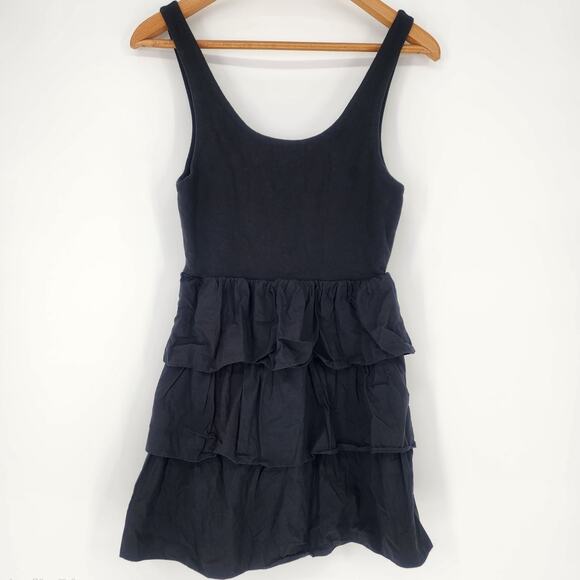 Blaque Label Black Tiered Ruffle Mini Dress Women’s Size Small - Picture 3 of 10